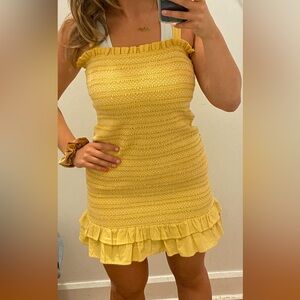 Yellow American eagle dress